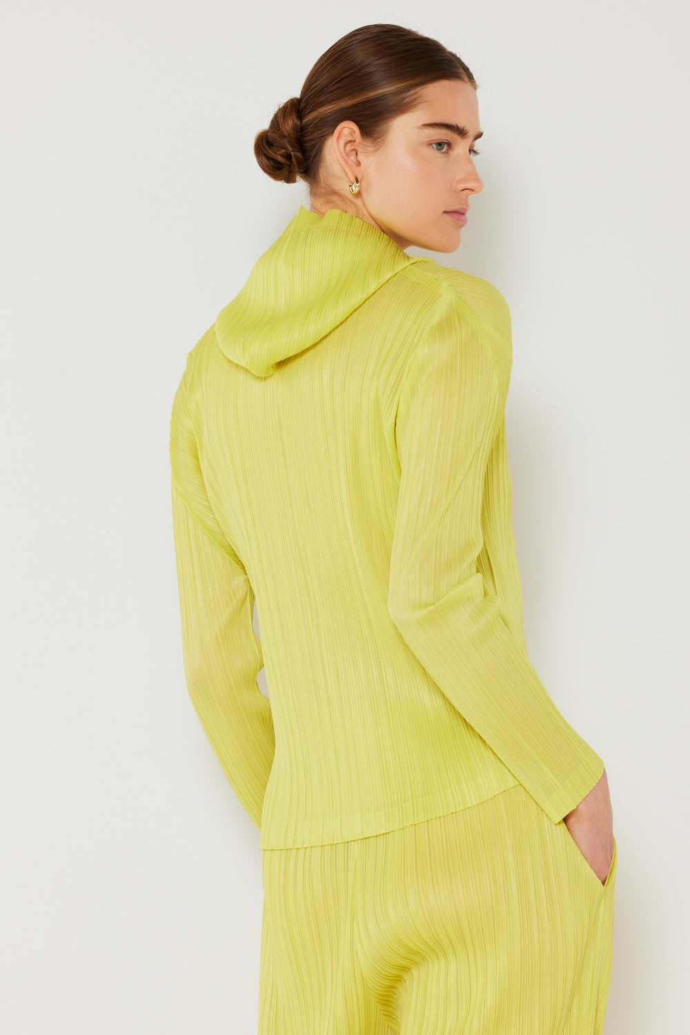 Marina West - Pleated Hood Jacket