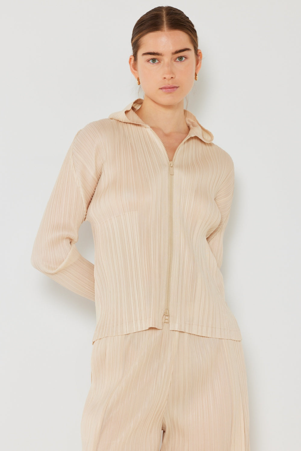 Marina West - Pleated Hood Jacket