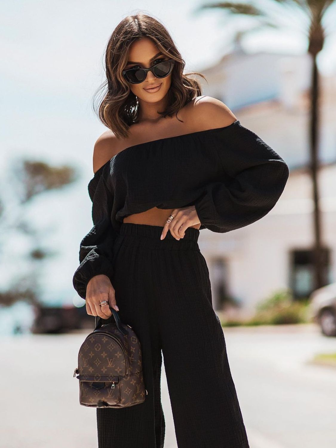 Set - Off Shoulder Top and Pants