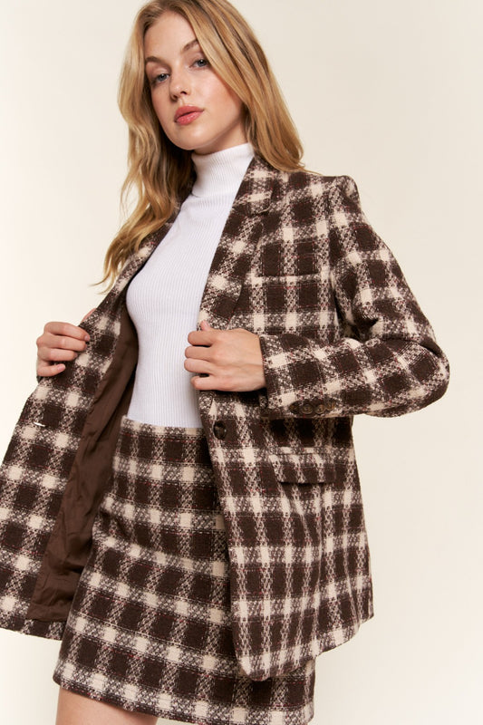 And The Why - Plaid Blazer