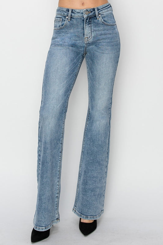 Denim - RISEN - Mid Rise Bootcut