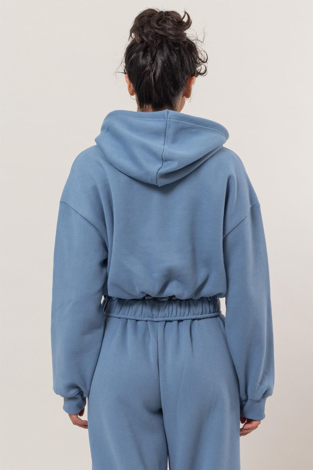 HYFVE - Bubble Hem Cropped Hoodie