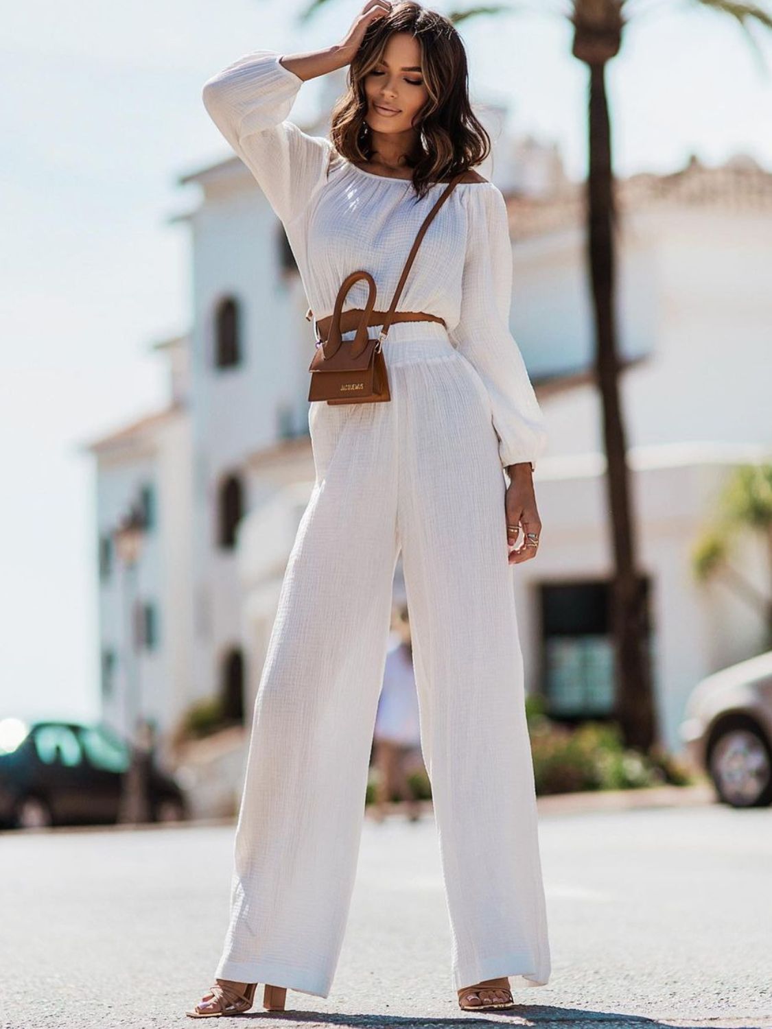 Set - Off Shoulder Top and Pants